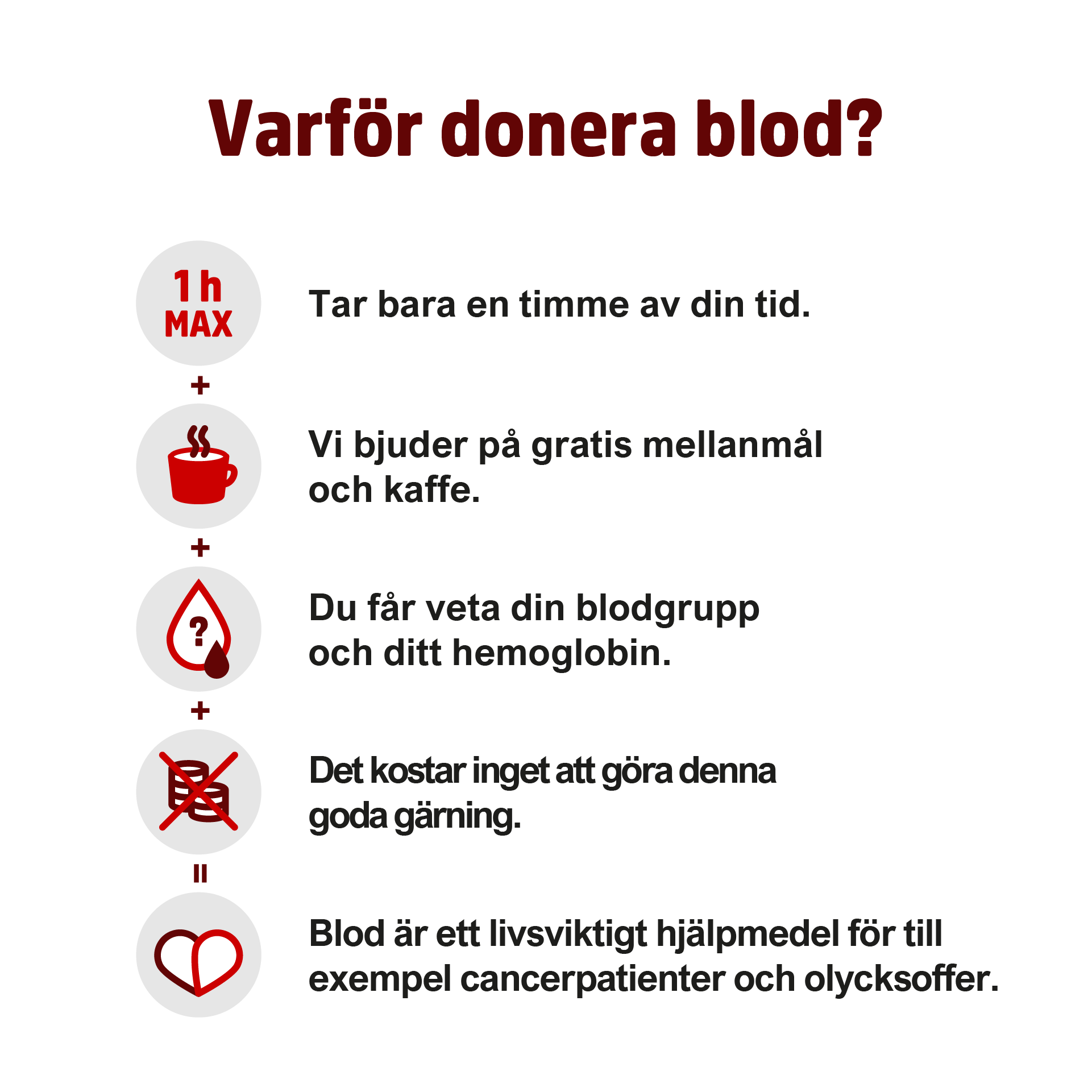 5 skäl att donera blod